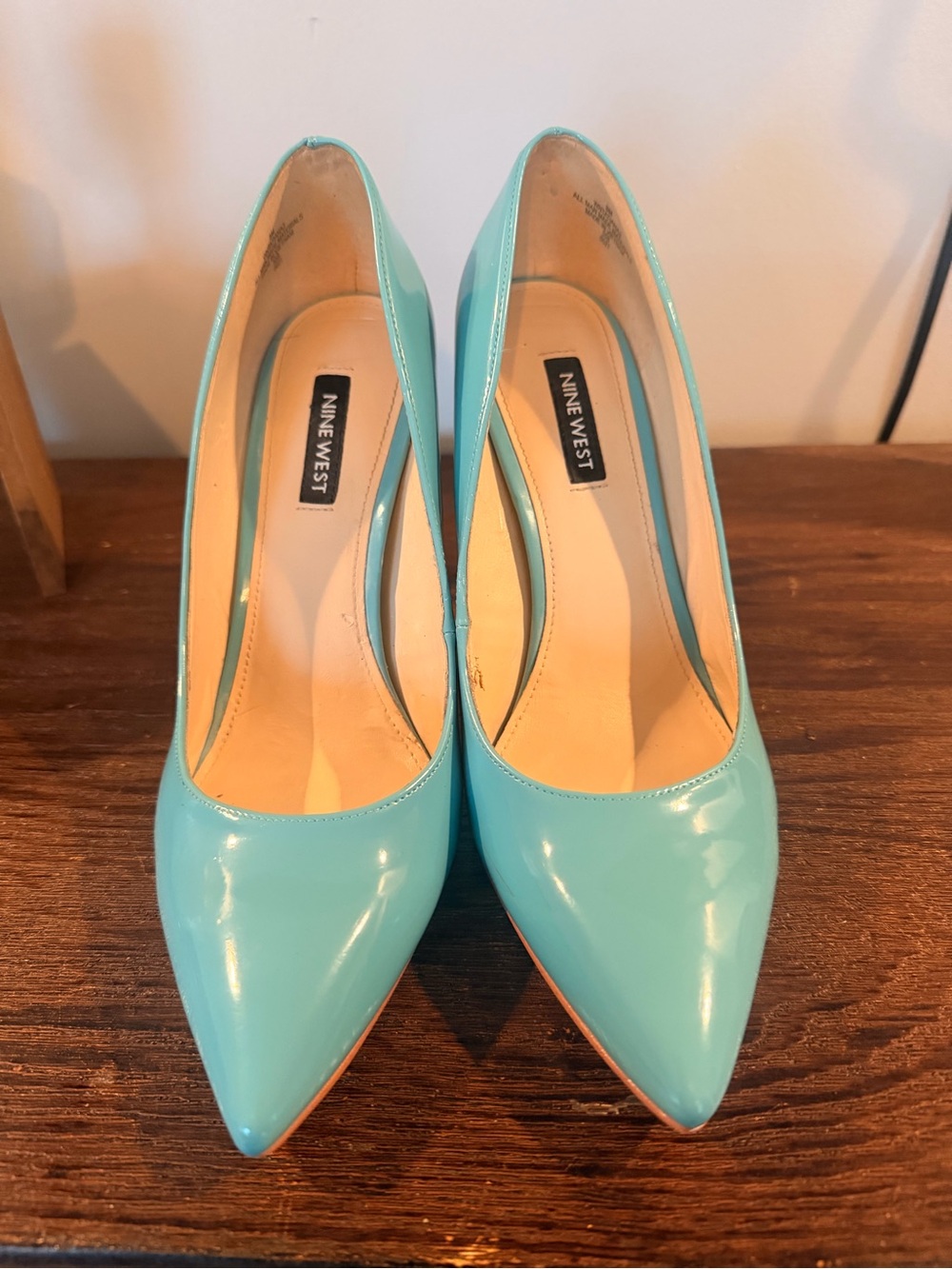 Nine West Aqua Patent Pointed-Toe Pumps